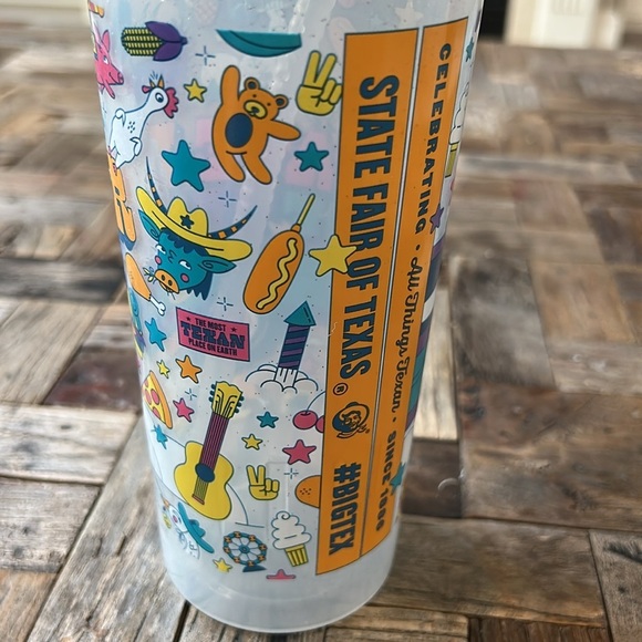 Big Tex State Fair of Texas Souvenir Plastic Cup 2024 with Straw - Picture 6 of 8